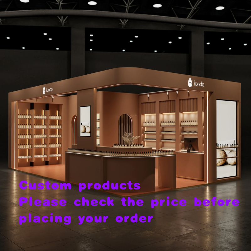 Perfume In Fragrance Shop - تصميم أنيق لكشك العطور، منصة عرض