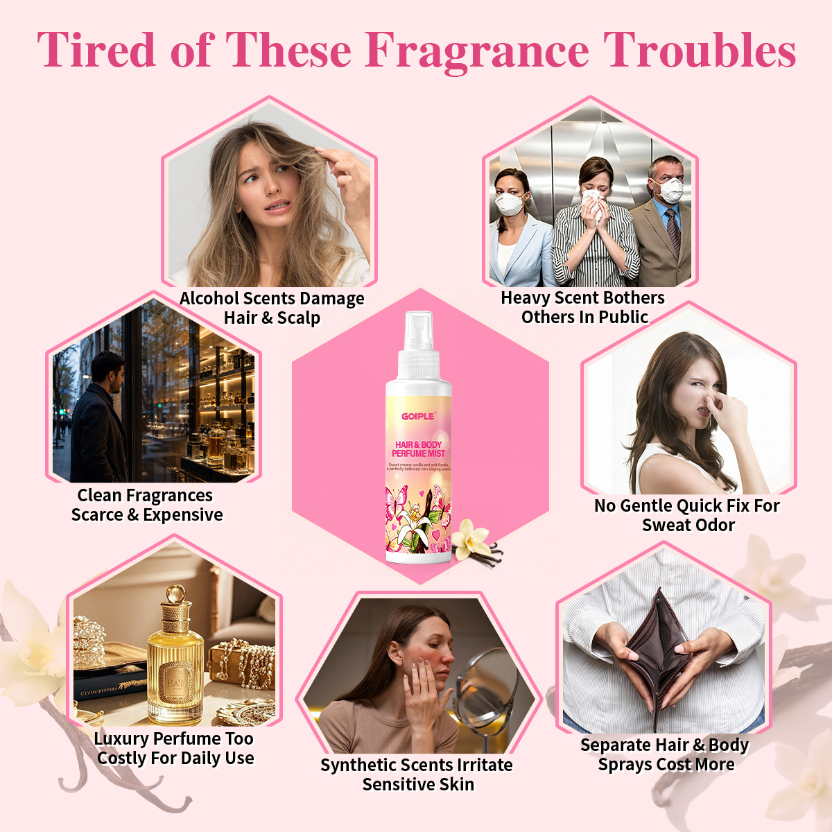 رذاذ عطري للشعر والجسم، عطر خف - مراجعة Perfume Fragrance Mist وسعره