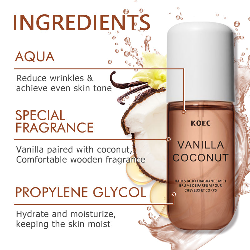 عطر KOEC الفانيليا وجوز الهند  - مراجعة Perfume Fragrance Moisturizer وسعره