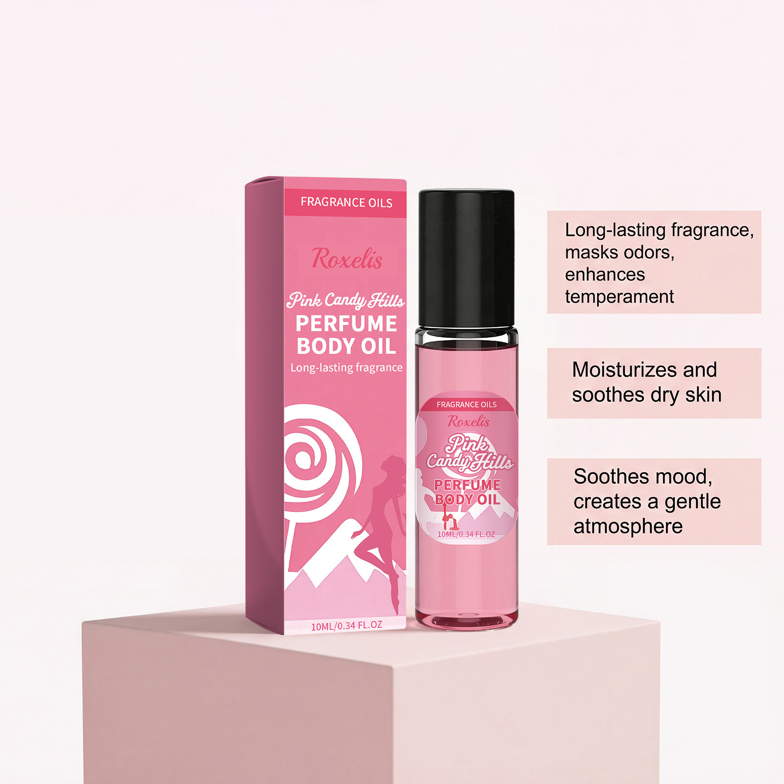زيت عطري بالسكر الوردي - يرطب  - مراجعة Perfume Fragrance Moisturizer وسعره
